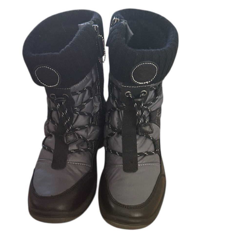 Santana Canada Thea Waterproof Boot Size 10, Black/Grey, NWOT